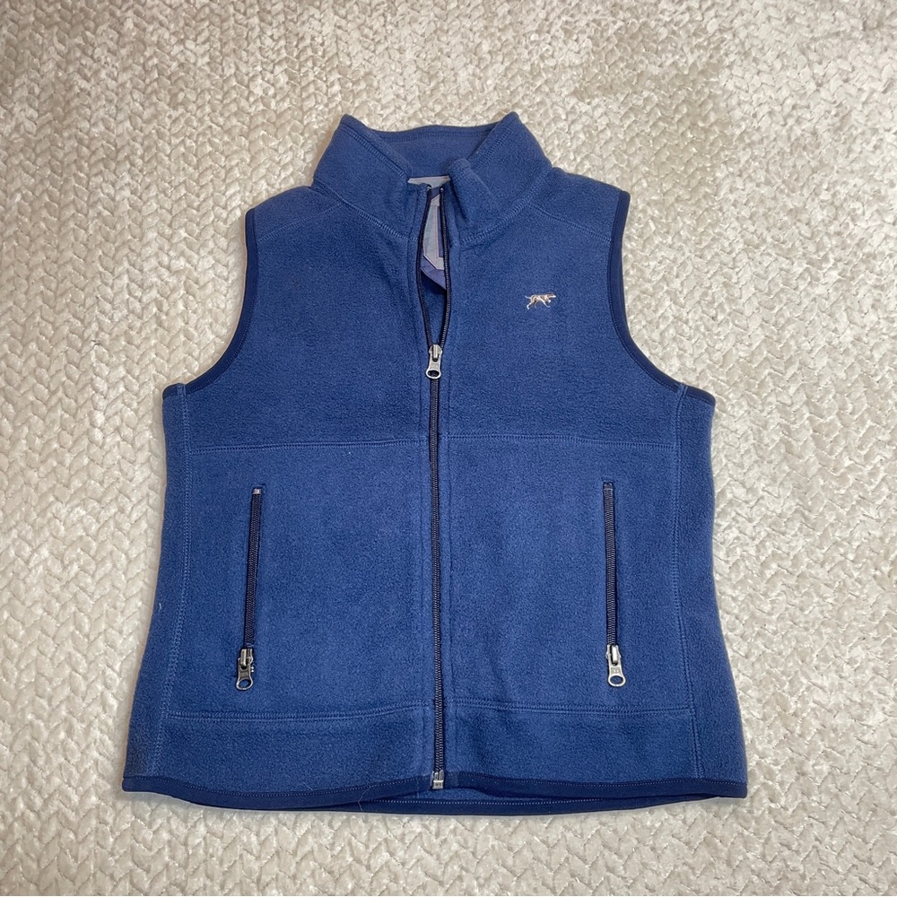 Crewcuts Navy Fleece Zip Up‎ Vest Boys Size XL